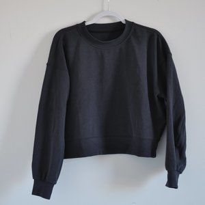 Lululemon Ribbed Softstreme Perfectly Oversized Cropped Crew